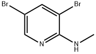 2-Pyridinamine, 3,5-dibromo-N-methyl- Structure