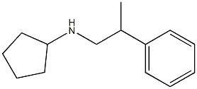 N-(2-phenylpropyl)cyclopentanamine Structure