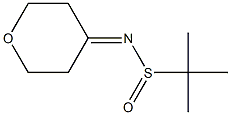 2-methyl-N-(tetrahydro-4H-pyran-4-ylidene)propane-2-sulfinamide Structure