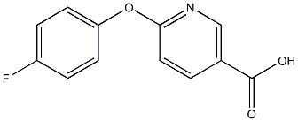 6-(4-fluorophenoxy)nicotinic acid Structure