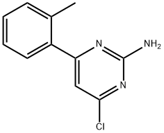 2-Amino-4-chloro-6-(4-tolyl)pyrimidine 구조식 이미지