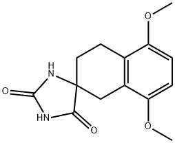 5',8'-Dimethoxy-3',4'-dihydro-1'H-spiro[imidazolidine-4,2'-naphthalene]-2,5-dione Structure