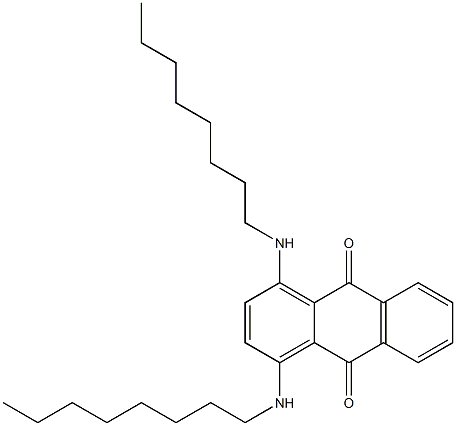 9,10-Anthracenedione, 1,4-bis(octylamino)- Structure