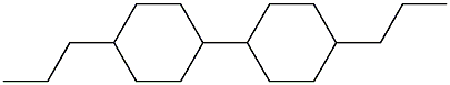 1,1'-Bicyclohexyl, 4,4'-dipropyl- Structure