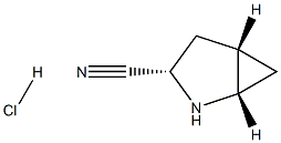 (1S,3S,5S)-2-azabicyclo[3.1.0]hexane-3-carbonitrile hydrochloride 구조식 이미지