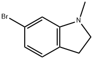 6-bromo-1-methyl-2,3-dihydro-1H-indole Structure