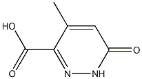 4-methyl-6-oxo-1,6-dihydropyridazine-3-carboxylic acid Structure