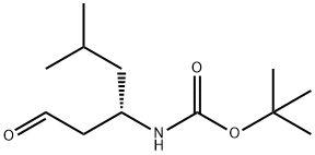 Fmoc-(S)-3-amino-5-methylhexanal Structure