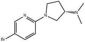 [(S)-1-(5-bromopyridin-2-yl)pyrrolidin-3-yl]dimethylamine Structure