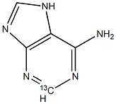 Adenine-13C Structure