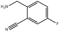 Benzonitrile, 2-(aminomethyl)-5-fluoro- Structure