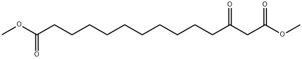 3-Oxotetradecandisaeure-dimethylester Structure