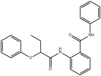 2-[(2-phenoxybutanoyl)amino]-N-phenylbenzamide 구조식 이미지