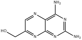 7-Pteridinemethanol, 2,4-diamino- 구조식 이미지