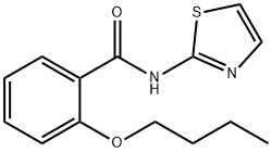 2-butoxy-N-(1,3-thiazol-2-yl)benzamide Structure