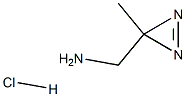 (3-methyl-3H-diazirin-3-yl)methanamine hydrochloride Structure