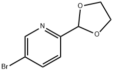 5-Bromo-2-(1,3-dioxolan-2-yl)pyridine Structure