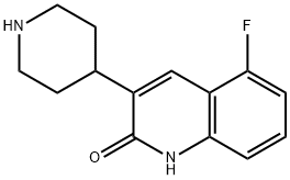 5-FLUORO-3-PIPERIDIN-4-YLQUINOLIN-2(1H)-ONE Structure