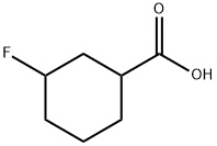 3-Fluorocyclohexanecarboxylic acid Structure