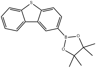 2-(Dibenzo[b,d]thiophen-2-yl)-4,4,5,5-tetramethyl-1,3,2-dioxaborolane Structure