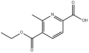 2,5-Pyridinedicarboxylic acid, 6-methyl-, 5-ethyl ester 구조식 이미지