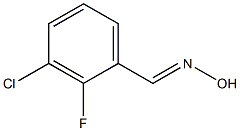 (E)-3-chloro-2-fluorobenzaldehyde oxime Structure