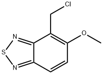 4-Chloromethyl-5-methoxy-2,1,3-benzothiadiazole 구조식 이미지