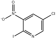 5-Chloro-2-iodo-3-nitropyridine 구조식 이미지