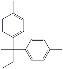 2,2-Bis(4-methylphenyl)butane Structure