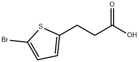 3-(5-bromothiophen-2-yl)propanoic acid 구조식 이미지