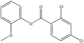 2-methoxyphenyl 2,4-dichlorobenzoate Structure