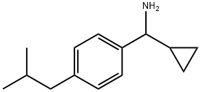 cyclopropyl[4-(2-methylpropyl)phenyl]methanamine Structure