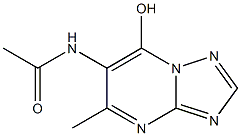 N-(7-hydroxy-5-methyl[1,2,4]triazolo[1,5-a]pyrimidin-6-yl)acetamide 구조식 이미지