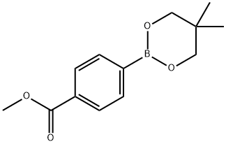 methyl 4-(5,5-dimethyl-1,3,2-dioxaborinan-2-yl)benzoate 구조식 이미지