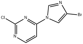 1-(2-Chloro-4-pyrimidyl)-4-bromoimidazole 구조식 이미지