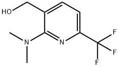 3-Pyridinemethanol, 2-(dimethylamino)-6-(trifluoromethyl)- 구조식 이미지