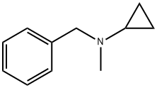 Benzenemethanamine, N-cyclopropyl-N-methyl- 구조식 이미지