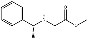 METHYL 2-([(1R)-1-PHENYLETHYL]AMINO)ACETATE Structure