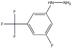 Hydrazine, [3-fluoro-5-(trifluoromethyl)phenyl]- Structure