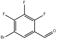 5-broMo-2,3,4-trifluorobenzaldehyde Structure