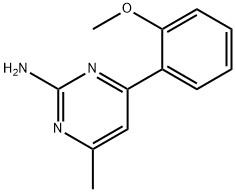 2-Amino-6-(2-methoxyphenyl)-4-methylpyrimidine Structure