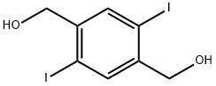 [4-(hydroxymethyl)-2,5-diiodophenyl]methanol 구조식 이미지