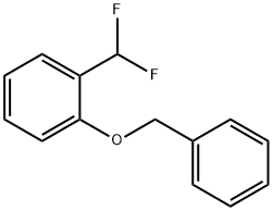 1-benzyloxy-2-(difluoromethyl)benzene 구조식 이미지