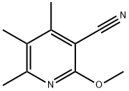 2-methoxy-4,5,6-trimethylpyridine-3-carbonitrile 구조식 이미지