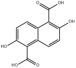 1,5-Naphthalenedicarboxylic acid, 2,6-dihydroxy- Structure