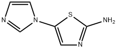 2-Amino-5-(imidazol-1-yl)thiazole 구조식 이미지