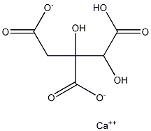 Calcium (-)-Hydroxycitrate (150 mg) 구조식 이미지