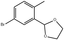 2-(5-Bromo-2-methylphenyl)-[1,3]dioxolane 구조식 이미지