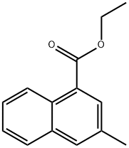 3-Methyl-naphthalene-1-carboxylic acid ethyl ester Structure