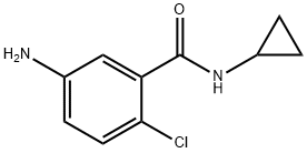 5-amino-2-chloro-N-cyclopropylbenzamide Structure